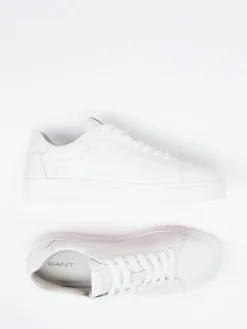 Herren Gant – Sneaker aus Kalbleder Off-White mit Kontrastsohle