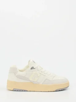 – Sneaker aus Kalbleder in Creme*Gant Sale