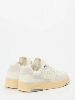 – Sneaker aus Kalbleder in Creme*Gant Sale