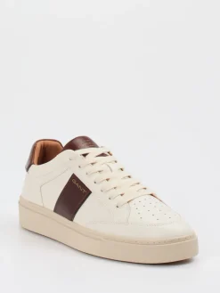 – Sneaker aus Kalbleder in Creme*Gant Online
