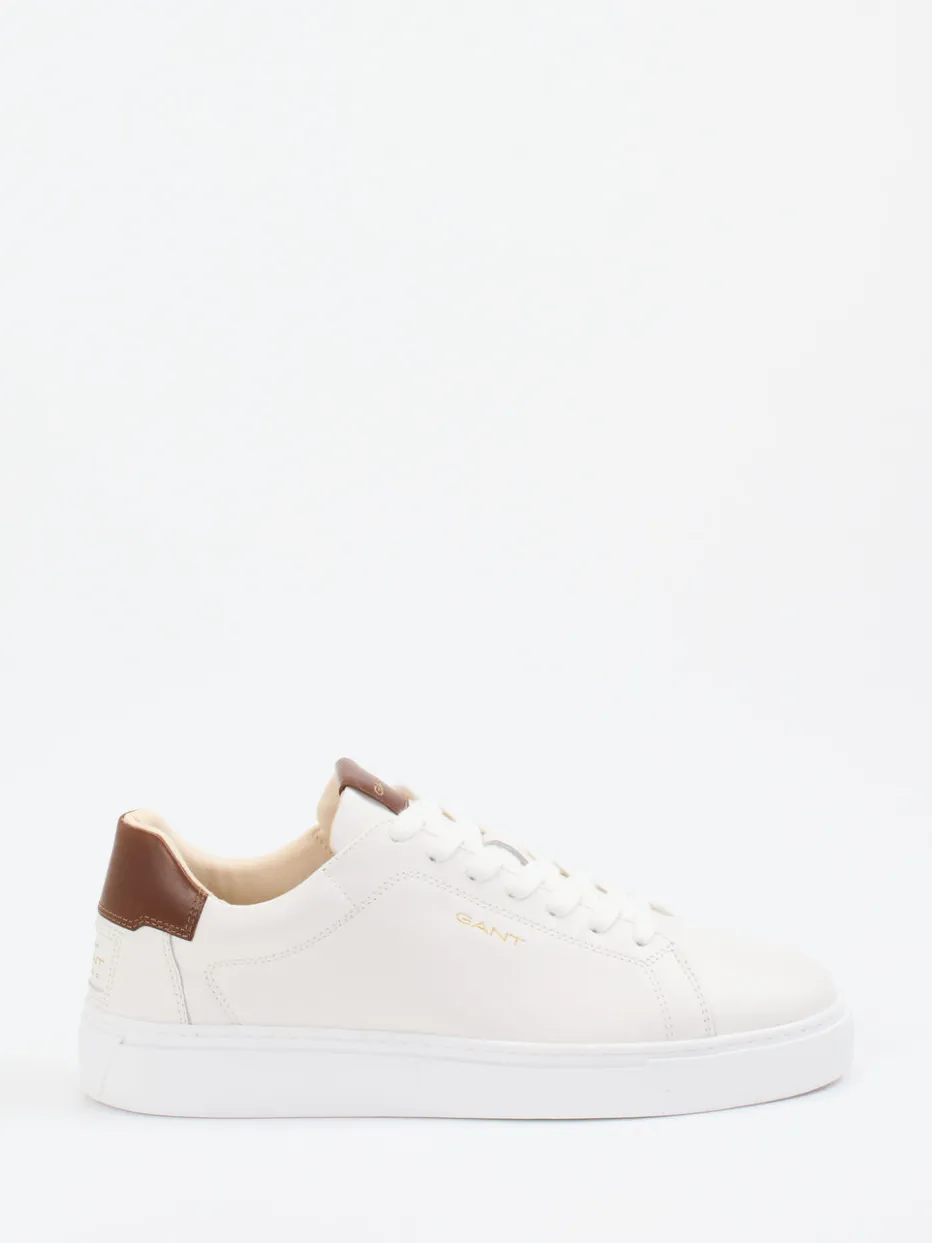 – Sneaker aus Kalbleder in Offwhite*Gant Outlet