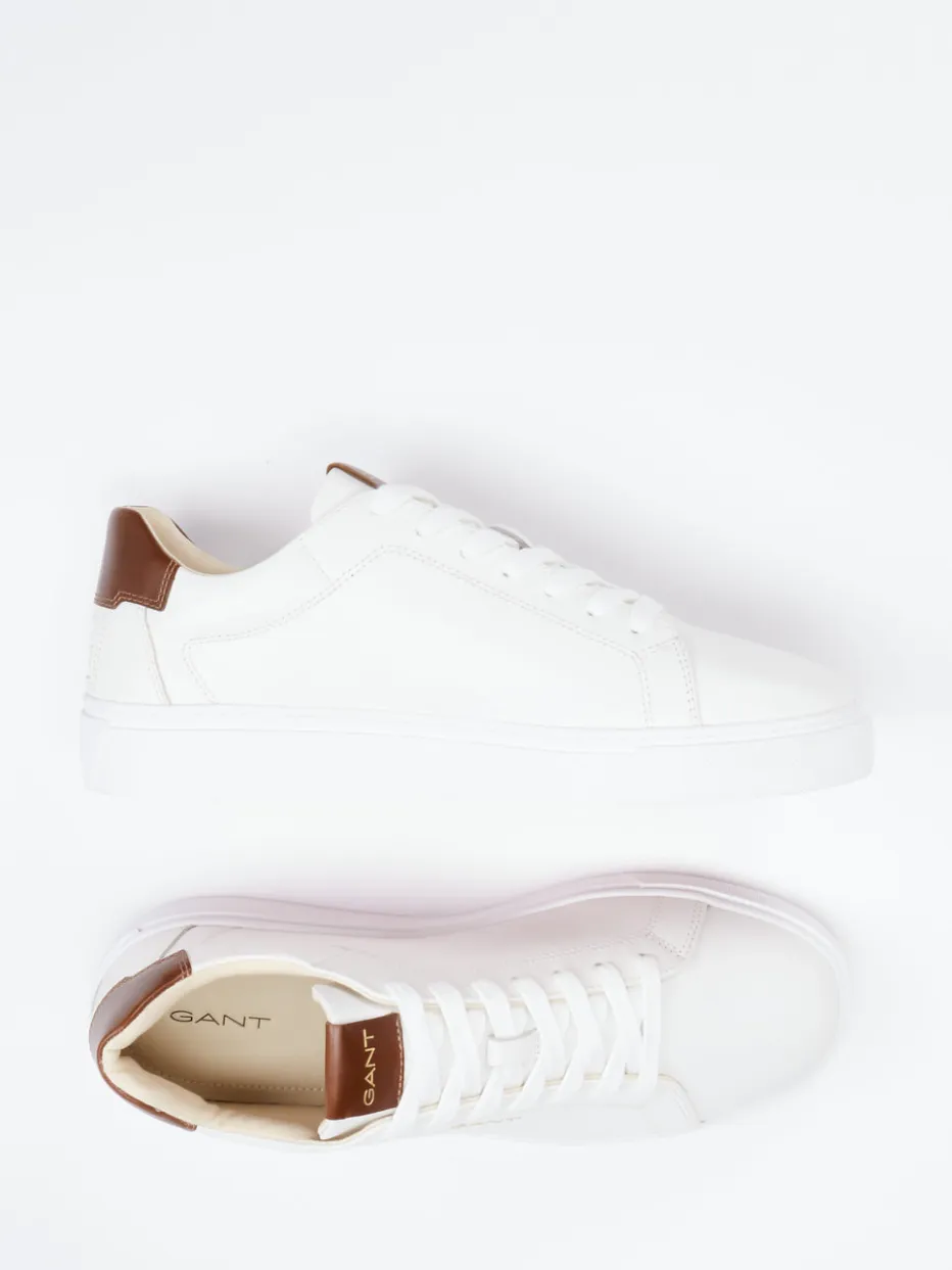 – Sneaker aus Kalbleder in Offwhite*Gant Outlet