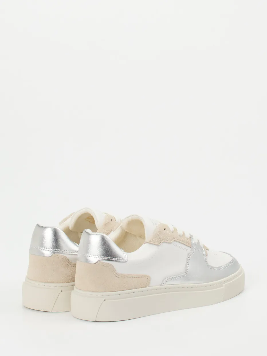 Damen Gant – Sneaker aus Lammleder mit Metallic-Detail