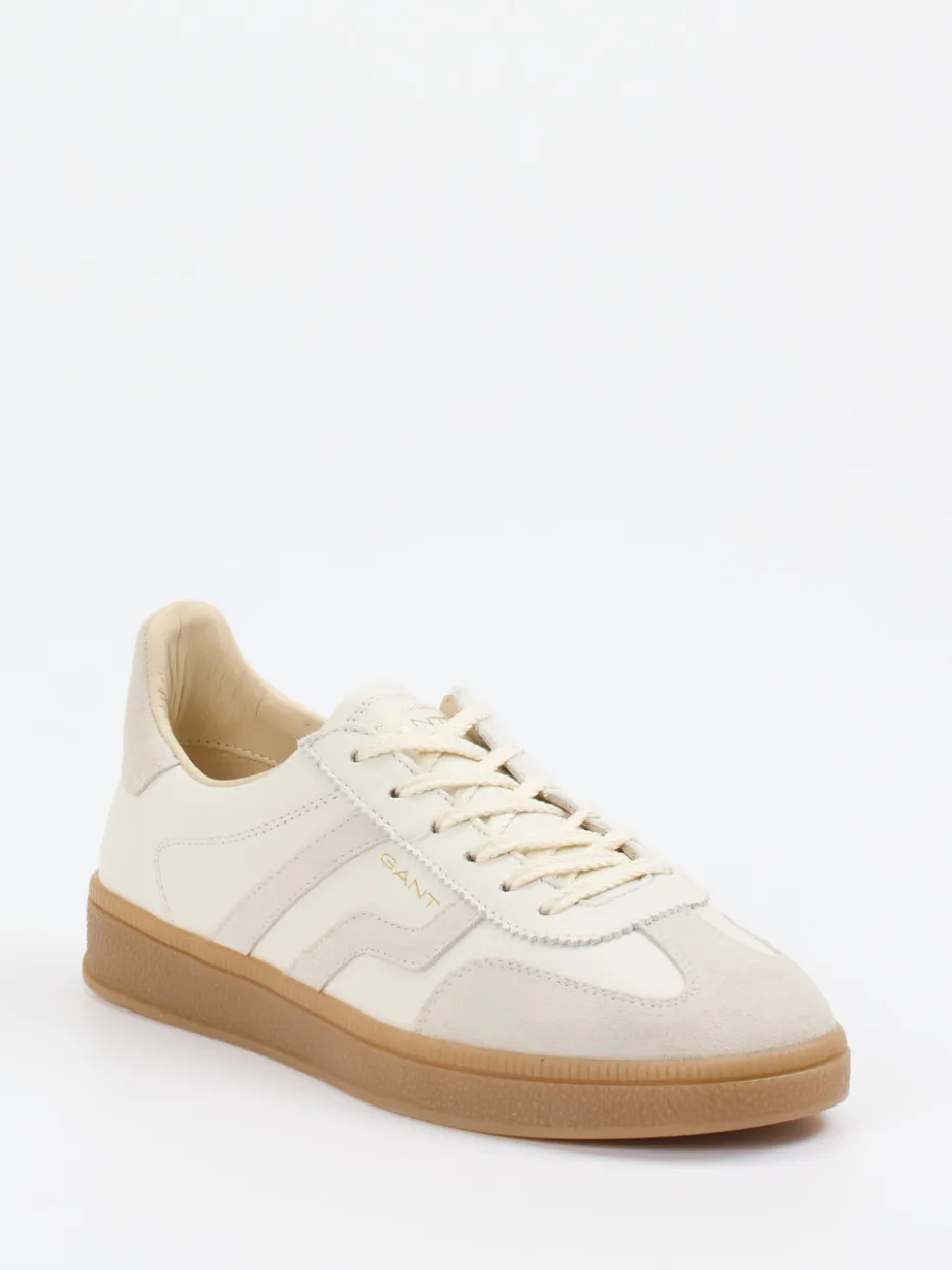 – Sneaker aus Leder und Velours in Beige*Gant
