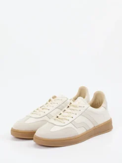 – Sneaker aus Leder und Velours in Beige*Gant