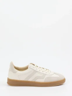 – Sneaker aus Leder und Velours in Beige*Gant