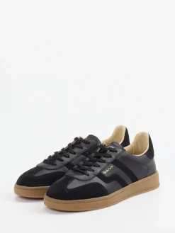 Damen Gant – Sneaker aus Velour/Leder in