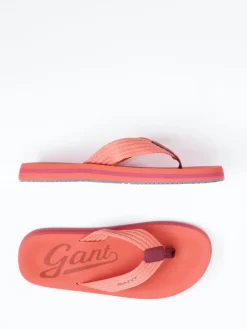 – Zehentrenner aus Textil in Korall*Gant New