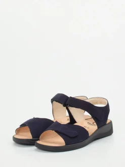 Damen Ganter – Komfortsandale aus Nubukleder dunkel