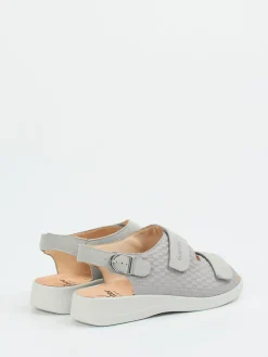 – Komfortsandale aus Nubukleder hell*Ganter