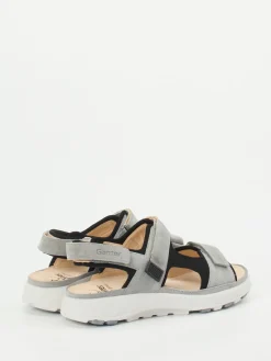 – Komfortsandale aus Veloursleder hellgrau*Ganter New