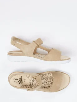 – Komfortsandale aus Veloursleder*Ganter New