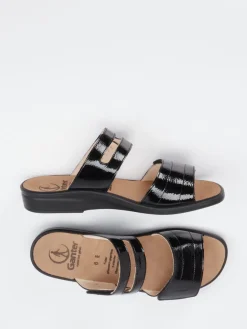 Damen Ganter – Komfort-Sandale aus Lackleder