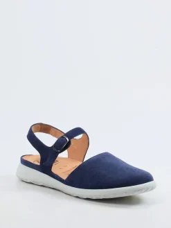 – Komfort-Sandale aus Veloursleder Marine*Ganter Best