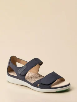 Damen Ganter – Komfortsandale aus Nubukleder Dunkel