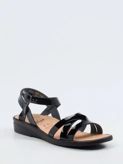 Damen Ganter – Komfortsandale aus Lackleder