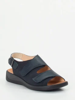Damen Ganter – Komfort-Sandalen aus Kalbleder Dunkel