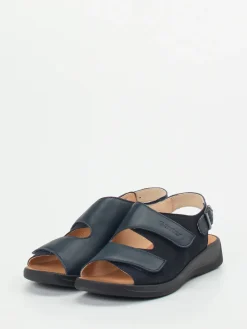 Damen Ganter – Komfort-Sandalen aus Kalbleder Dunkel