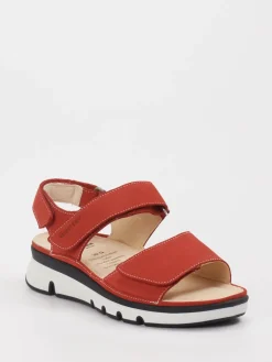 – Komfortsandalen aus Nubukleder ziegel*Ganter Discount