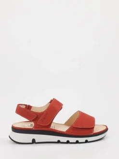 – Komfortsandalen aus Nubukleder ziegel*Ganter Discount