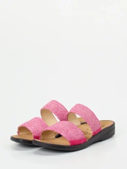 Damen Ganter – Komfort-Sandalen aus Textil und Veloursleder