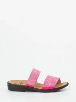 Damen Ganter – Komfort-Sandalen aus Textil und Veloursleder