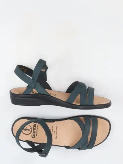 Damen Ganter – Komfort-Sandalen aus Nubukleder Dunkelpetrol