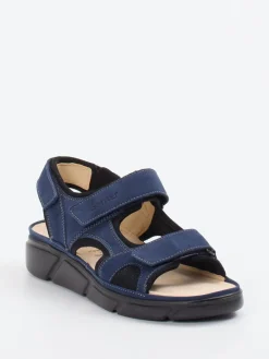 – Komfortsandalen aus Nubukleder Marine*Ganter Best