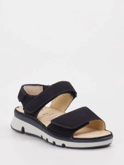 Damen Ganter – Komfortsandalen aus Nubukleder Schwarz