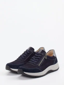 – Komfort-Sneaker aus Nubukleder Dunkel*Ganter Discount