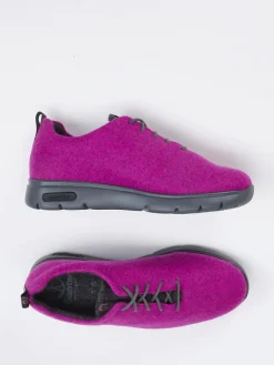 Damen Ganter – Komfort-Sneaker aus Wolle in Violett