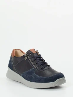 Herren Ganter – Komfort-Sneaker aus Kalbleder Dunkel