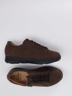 Herren Ganter – Komfort-Sneaker aus Nubukleder Dunkel