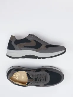 Herren Ganter – Komfort-Sneaker aus Nubukleder anthrazit