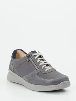 Herren Ganter – Komfort-Sneaker aus Velourleder grau