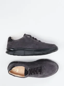 Herren Ganter – Komfort-Sneaker aus Veloursleder anthrazit