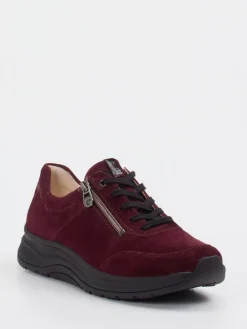 – Komfort-Sneaker aus Veloursleder bordeaux*Ganter Online