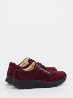 – Komfort-Sneaker aus Veloursleder bordeaux*Ganter Online
