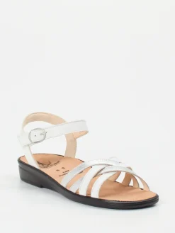 Damen Ganter – Sandalette aus Kalbleder in Metallic