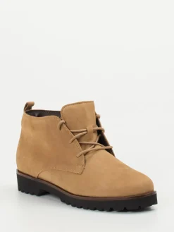 Damen Ganter – Schnürboots aus Nubukleder sandbeige