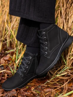 – Schnürboots aus Nubukleder*Ganter Hot