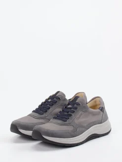 – Sneaker aus Nubukleder in Grau*Ganter Sale