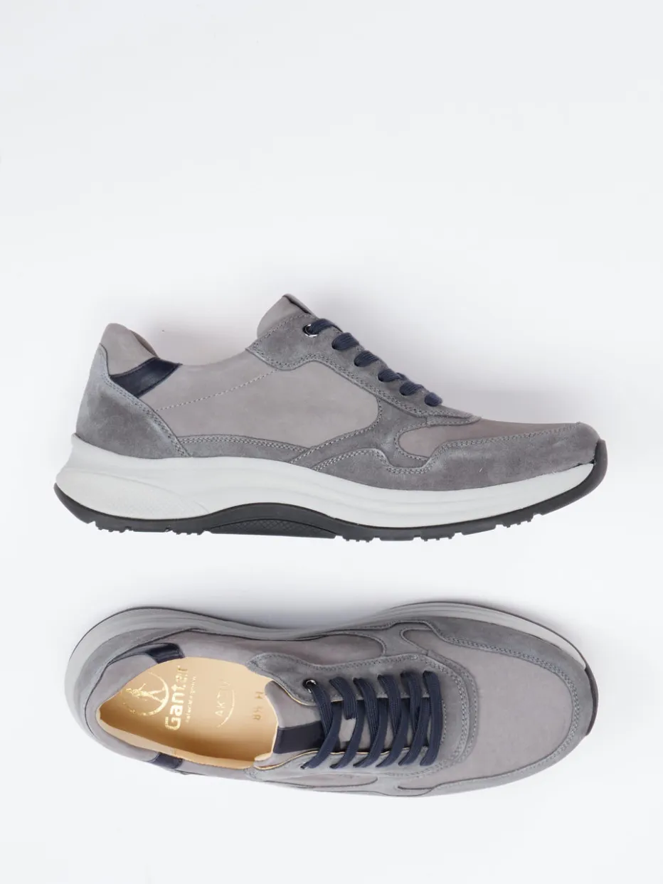 – Sneaker aus Nubukleder in Grau*Ganter Sale