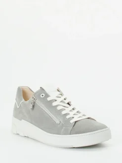 Damen Ganter – Sneaker aus Veloursleder hellgrau