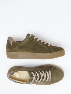 – Sneaker aus Veloursleder oliv*Ganter Sale