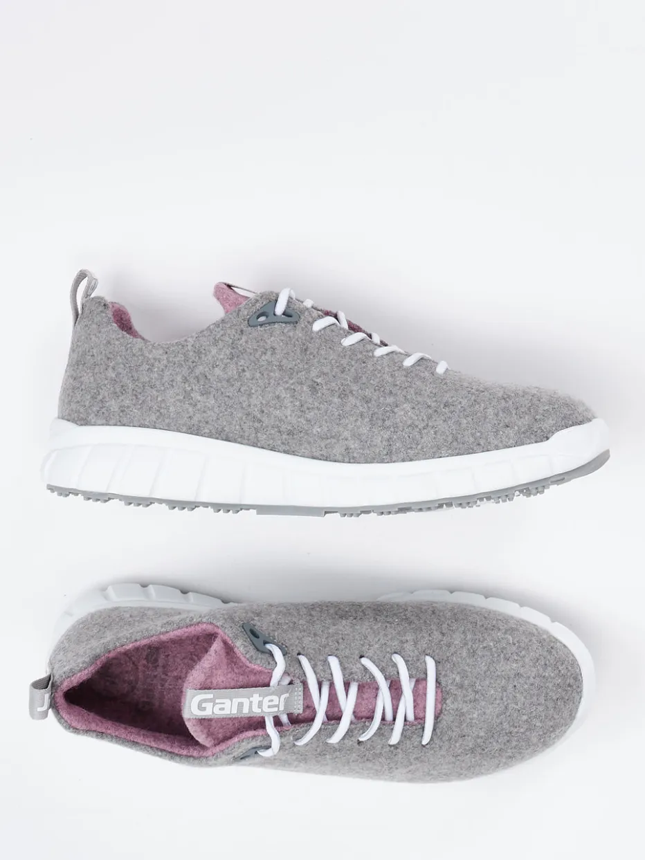 – Sneaker aus Wolle in Hellgrau*Ganter New