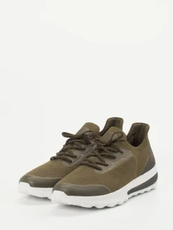 – Herren-Sneaker aus gestricktem Textil oliv*Geox Online