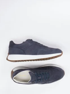 – Retro-Sneaker aus Kalbleder in Dunkel*Geox Hot