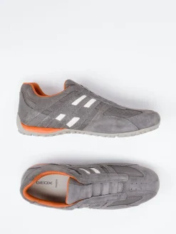 Herren Geox – Slip-On Sneaker aus Veloursleder