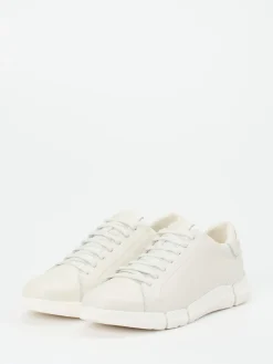 Herren Geox – Sneaker aus Kalbleder in Offwhite